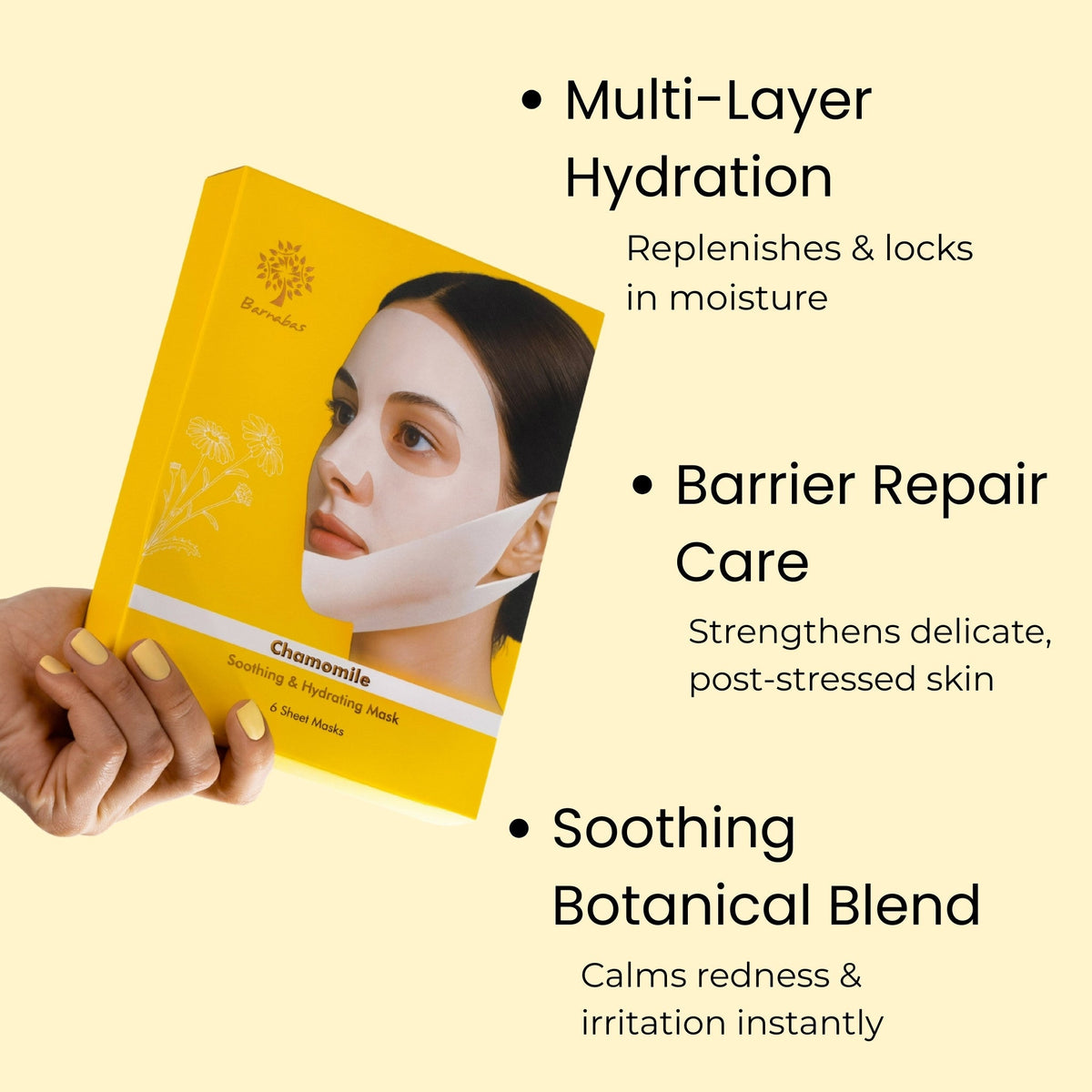 Chamomile Soothing & Hydrating Mask Barnabas Skincare