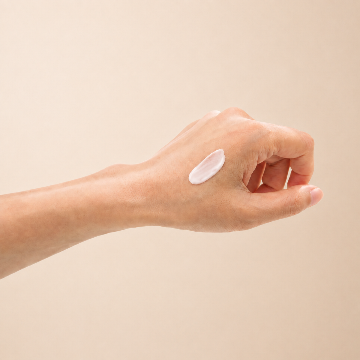 Peptide-Infused Tone-Up Cream — on skin